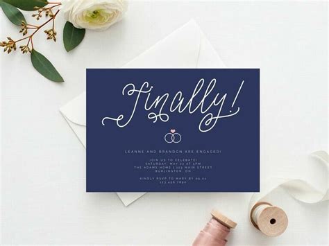40 Engagement Party Invitations For Any Theme Or Style