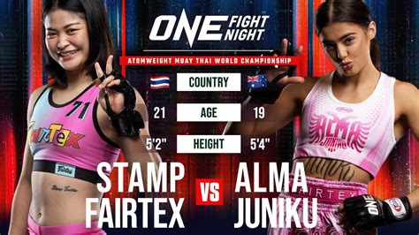 Insane Striking Display From Stamp Fairtex And Alma Juniku 🤩🔥 Youtube