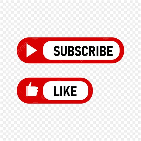 Youtube Like Subscribe Vector Png Images Youtube Like And Subscribe