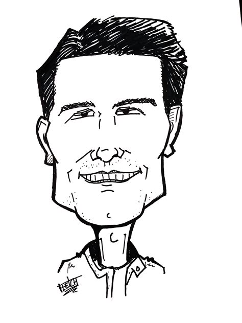 Tom Cruise Caricature Caricature Tom Cruise Male Sketch
