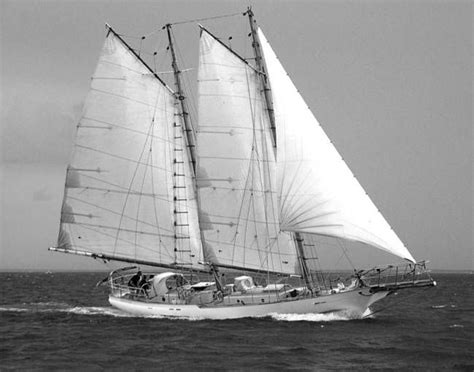 Sailing Schooner Under Full Sail By Mary Anne Ganley Coastal New