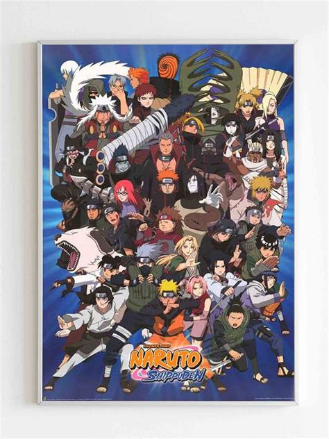 Naruto Shippuden Characters Poster