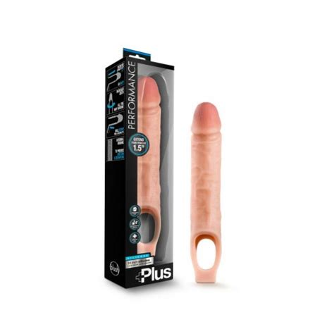 Performance Plus 10 Silicone Cock Sheath Penis Extender Vanilla Sex Toys And Adult Novelties