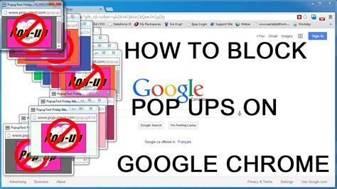 This post also provides you with a full guide about how to block. How to block pop ups on google chrome. Video tutorial easy ...