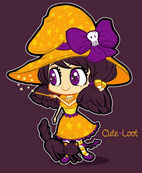Chibi Witch By Cute Loot On Deviantart
