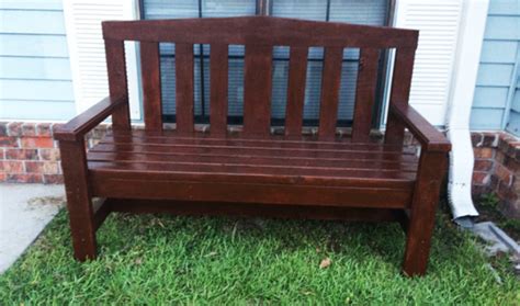 This neat slat design resembles the urban benches you can find installed along the city streets or in parks. DIY 2x4 Bench for Garden | HowToSpecialist - How to Build ...