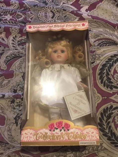 Dandee Collector S Choice Genuine Fine Bisque Porcelain 9 Doll 22 49 Picclick