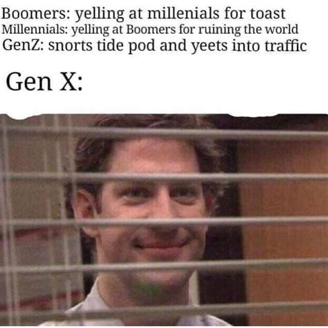 So disappointed in this generation tsk tsk. Gen X Memes for Anyone Delighting in the Boomer-Millennial ...