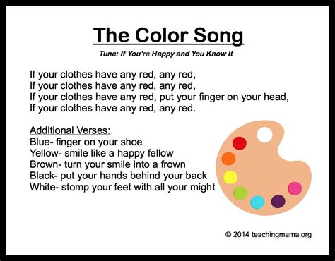 Colours Song