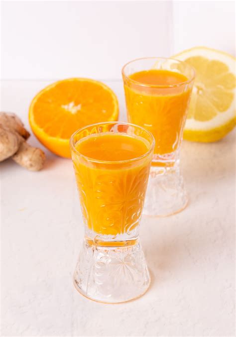Wellness Shots With Ginger And Turmeric The Mindful Mocktail