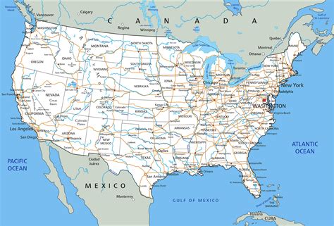 United States Usa Travel Map
