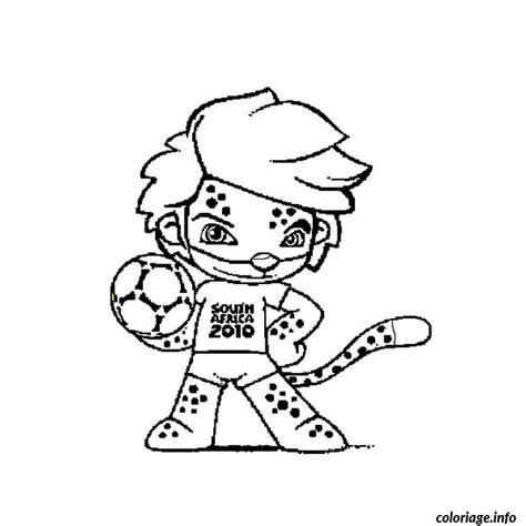 Coloriage coupe du monde de foot 2010  JeColorie.com
