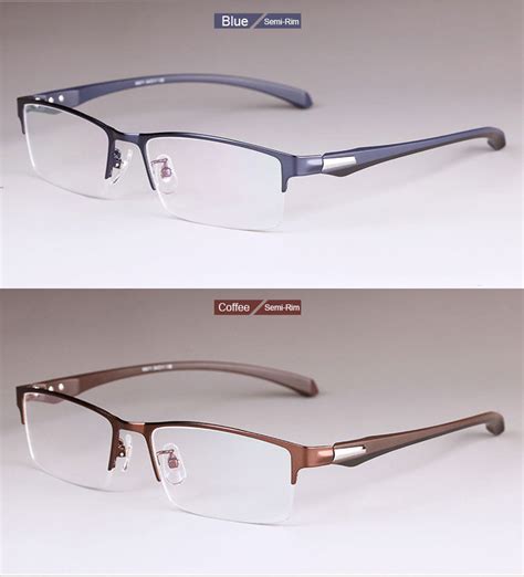 men titanium alloy eyeglasses frame for men eyewear flexible temples fuzweb