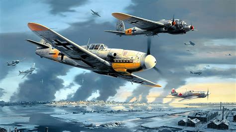 Hd Wallpaper Supermarine Spitfire Battle Of Britain Luftwaffe