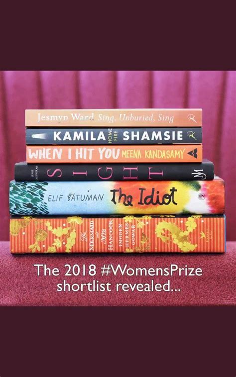 The 2018 Womens Prize Shortlist Is Announced