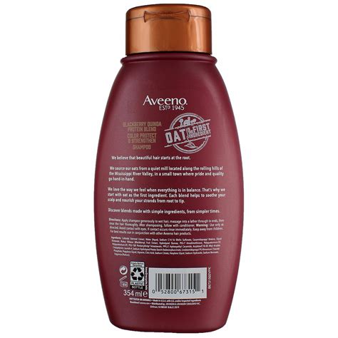 Aveeno Blackberry Quinoa Protein Blend Color Protect And Strength Sham