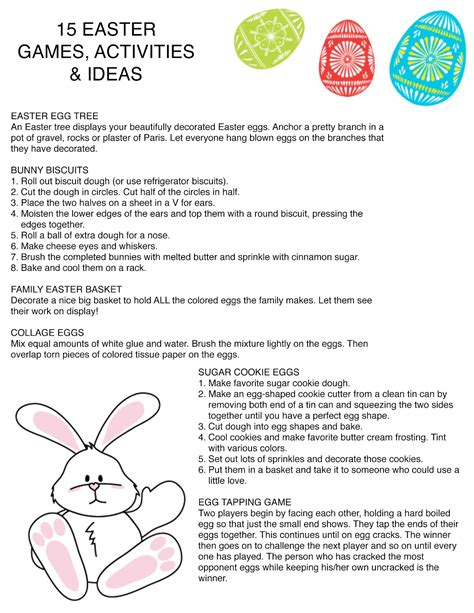 15 Easter Games Activities And Ideas Printable Just One Mom Trying