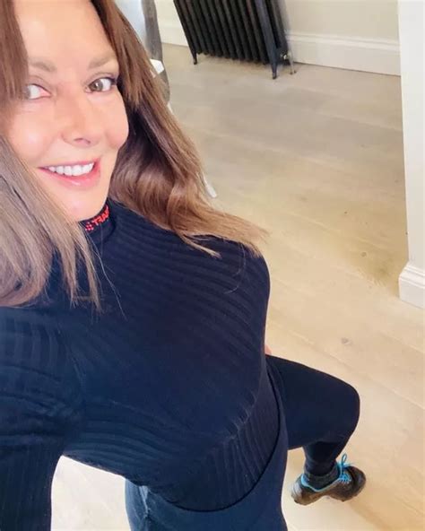 Carol Vorderman Parades Ageless Curves In Skintight Gym Wear For Sizzling Selfie Diamond You