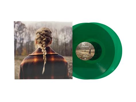 Taylor Swift Evermore Limited Edition Green Colored Double Vinyl