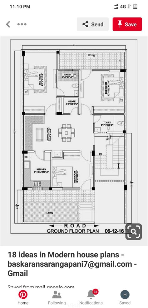Pin by Harish Ansari on 30x50 house plans | 2bhk house plan, 30x50