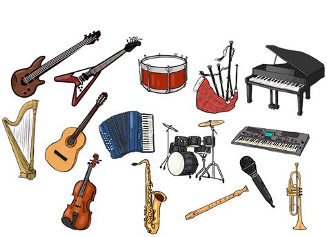 Musical Instrument Vocabulary Basic