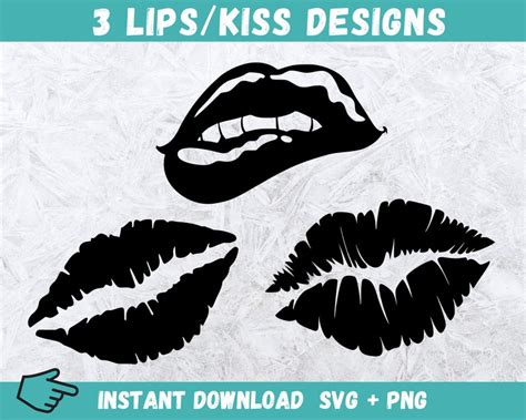 Lips Kiss Svg Kiss Svg Lips Svg Love Svg Valentines Day Etsy