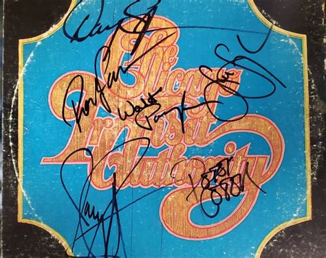 Chicago Transit Authority Lp Record Album 6x Hand Signed Autograph By