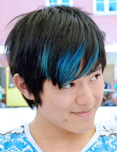 10 Mens Blue Hair Highlights Fashionblog