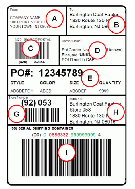 A gs1 128 shipping label is commonly broken down into various pre defined zones. Ucc 128 Label Template - Best Label Ideas 2019