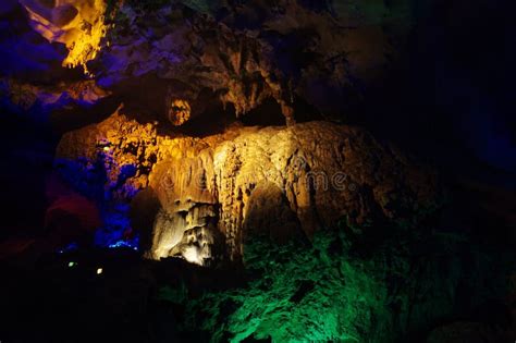 Seven Star Cave In Guilinchina Editorial Image Image Of Popular