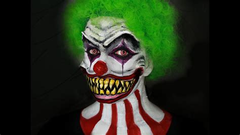 Maquillage Halloween - Clown terrifiant - YouTube