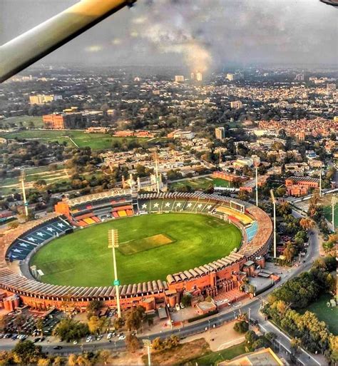 Aerial View Of Gaddafi Stadium Lahore Hd In 2022 Aerial View