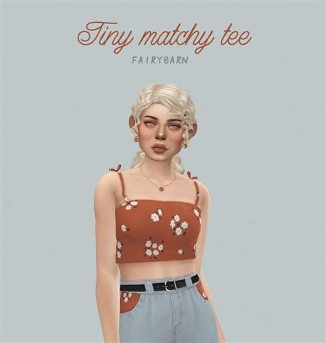 Fairybarn 𝓉𝒾𝓃𝓎 𝓂𝒶𝓉𝒸𝒽𝓎 𝓉𝑒𝑒 — A Trillyke Top Mmfinds In 2020 Sims