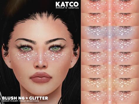 Katco Blush N6 Glitter The Sims 4 Download Simsdomination