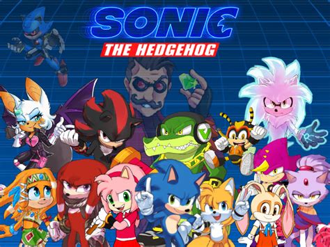 Sonic The Hedgehog Movie Characters Collection By Jame5rheneaz On