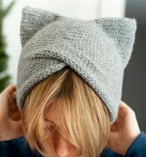 Knitted Cat Hat Free Knitting Pattern Artofit