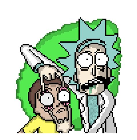Rick And Morty Pixel Art Maker