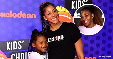 Wnba Player Candace Parker And Her Daughter Lailaa Join Serena Williams
