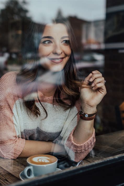 Coffee Shop Window Lifestyle Photography Women Coffee Shop