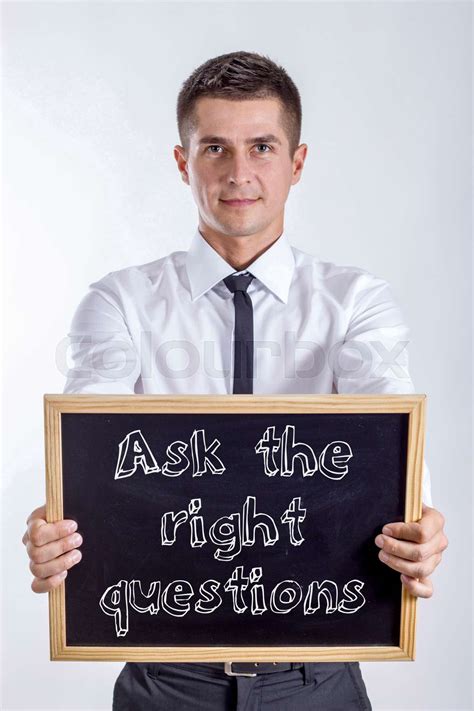 Ask The Right Questions Stock Image Colourbox
