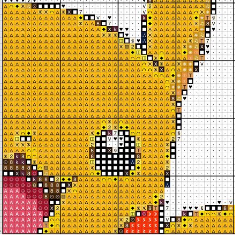 Pikachu Pokemon Cross Stitch Pattern Pdf Embroidery Chart Etsy