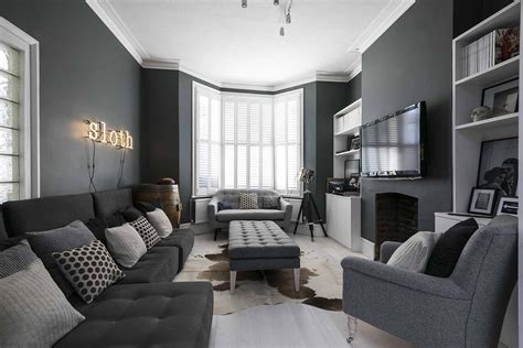 Grey Living Room Ideas To Channel Your Experimentation Dark Grey