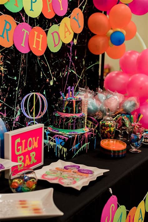 Neon Glow Birthday Party Artofit