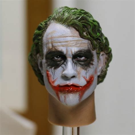 1 6 joker head sculpt for 12inch enterbay did action figure diy in action and toy figures from