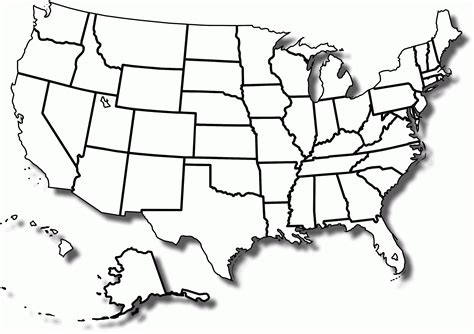 Stuff Of Interest Banes Bulletin Us Map Printable United States
