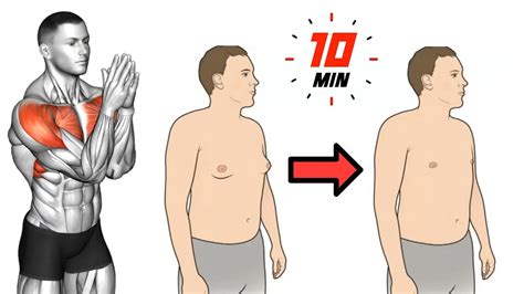 10 Hardest Exercises To Get Rid Of Man Boobs In 10 Days Lose Stubborn Chest Fat Youtube