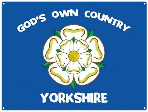 Yorkshire Gods Own Country The Original Metal Sign Company