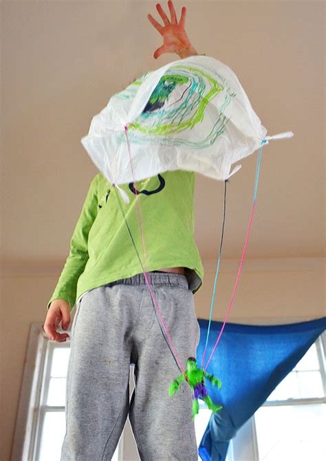 Parachuting Toys How To Make A Parachute For Toys Kidspot Plastic