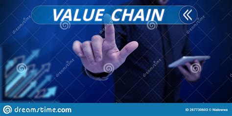 Text Caption Presenting Value Chain Word Written On Business