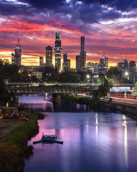 Melbourne Melbourne Skyline Melbourne Australia City Australia Travel